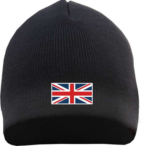 United Kingdom Beanie Mütze - Bestickt - Strickmütze Wintermütze