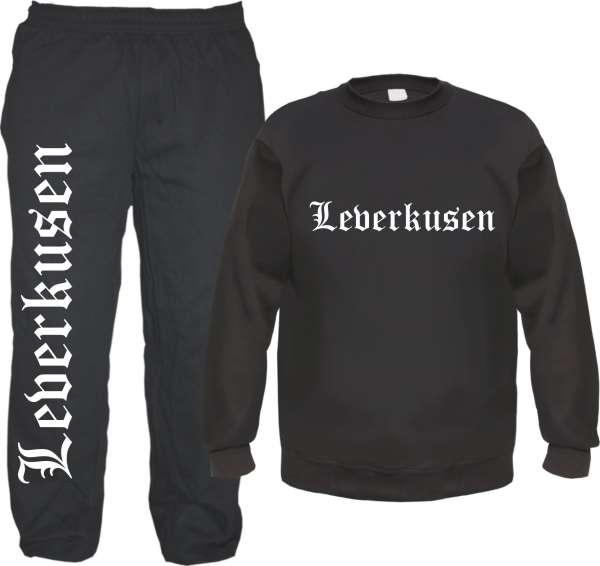 Leverkusen Jogginghose und Sweat im Set - Jogginganzug