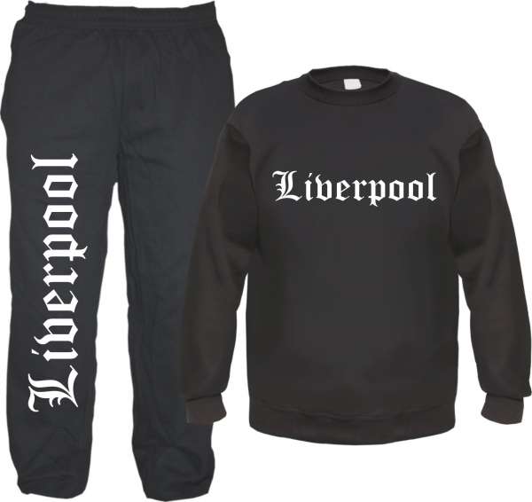 Liverpool Jogginghose und Sweat im Set - Jogginganzug