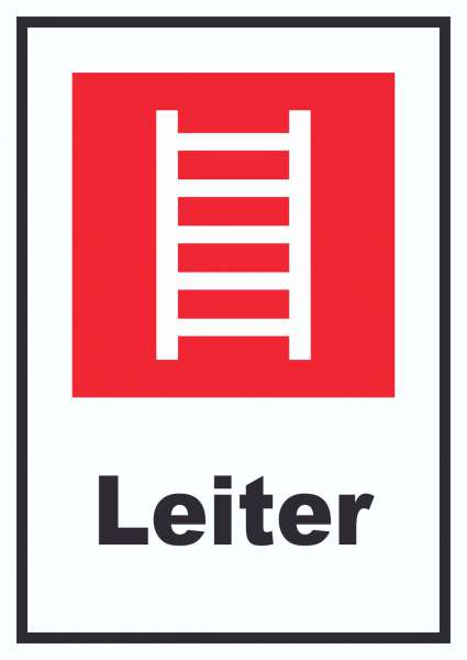 Leiter Schild