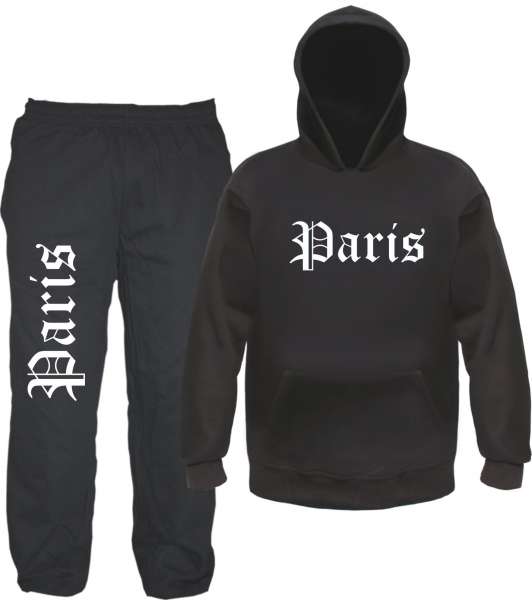 Paris Jogginganzug - Altdeutsch - Jogginghose und Hoodie