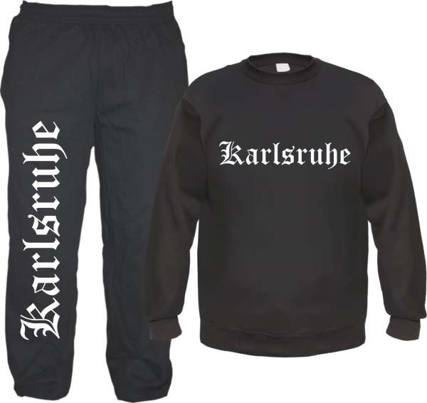 Karlsruhe Jogginghose und Sweat im Set - Jogginganzug