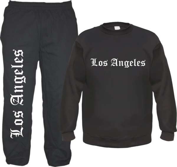 Los Angeles Jogginghose und Sweat im Set - Jogginganzug