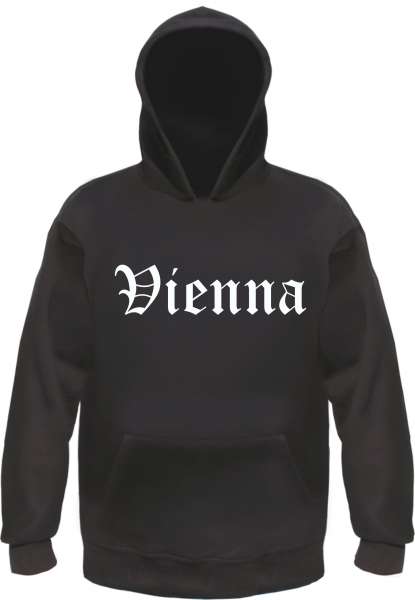 Vienna Kapuzensweatshirt - Altdeutsch bedruckt - Hoodie Kapuzenpullover