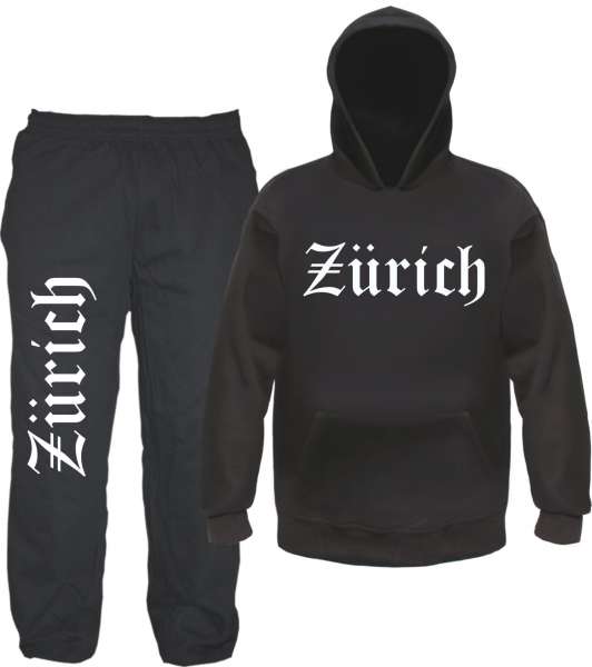 Zürich Jogginganzug - Altdeutsch - Jogginghose und Hoodie