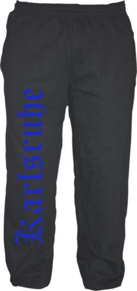 Karlsruhe Jogginghose - Altdeutsch - Druckfarbe Blau - Sweatpants Hose