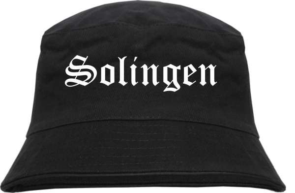 Solingen Fischerhut - Altdeutsch - bedruckt - Bucket Hat Anglerhut Hut