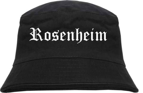 Rosenheim Fischerhut - Altdeutsch - bedruckt - Bucket Hat Anglerhut Hut