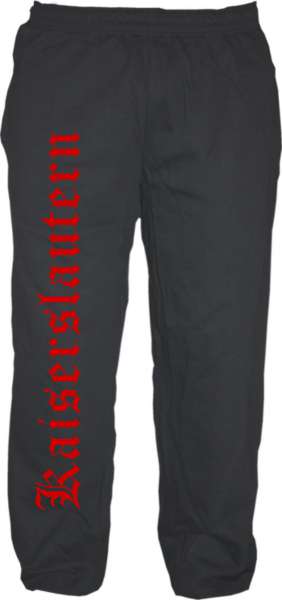 Kaiserslautern Jogginghose - Altdeutsch - Druckfarbe Rot - Sweatpants Hose