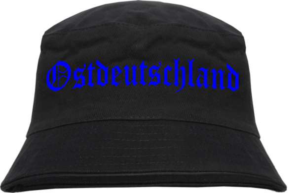 Ostdeutschland Fischerhut - Druckfarbe Blau - Bucket Hat